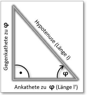 Abb. 3: Die Kosinus-Winkelfunktion