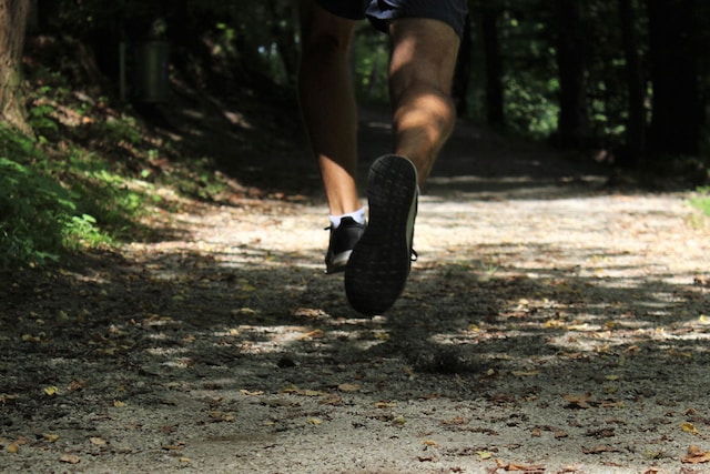 Abb: Jogger im Wald