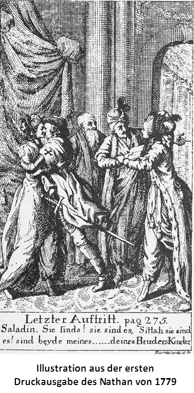 Illustration aus der Erstausgabe des Nathan von 1779