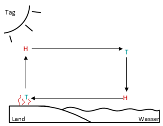 Abb. 1: Seewind, eigene Darstellung.