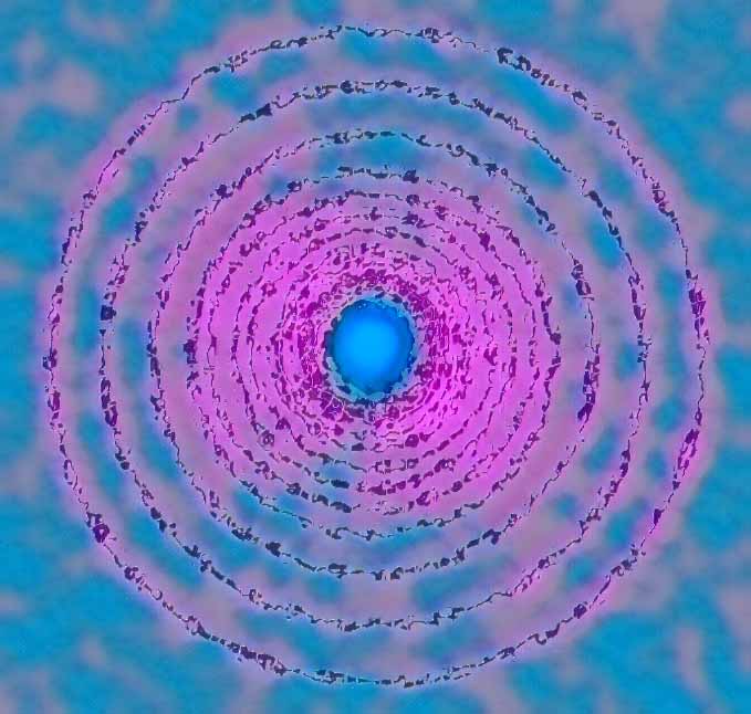 Magnetfeld um einen stromdurchflossenen Leiter