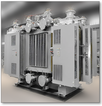 Abb. 4: Schematische Darstellung eines Leistungstransformators