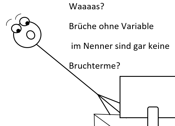 Brüche ohne Variable im Nenner