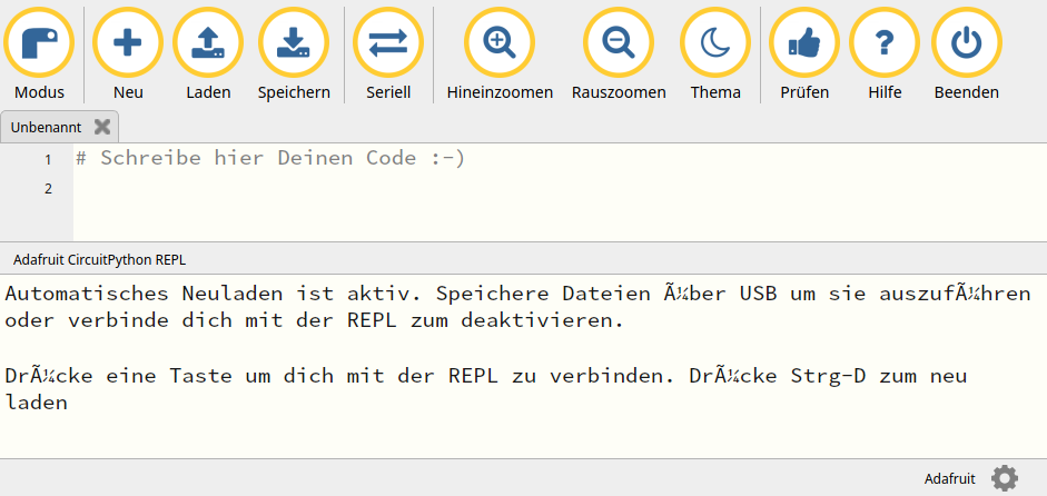 Mu-Editor GUI