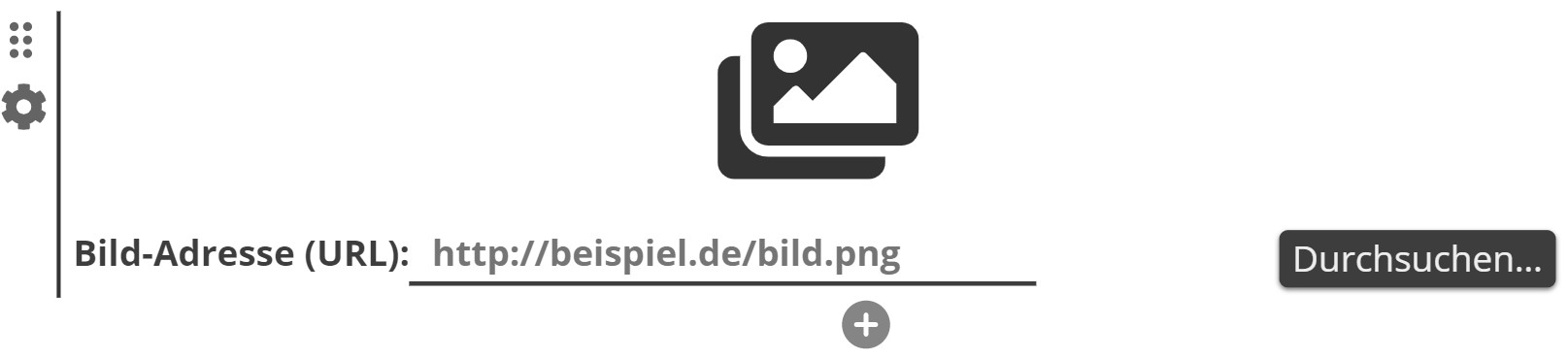 Bildbeschreibung Editor