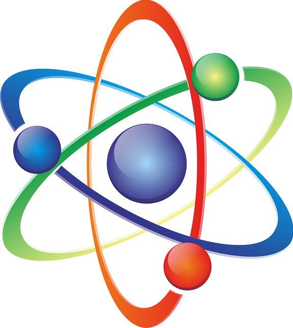 Darstellung eines Atoms