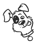 Un perro.
