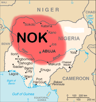 Mapa de la Cultura Nok