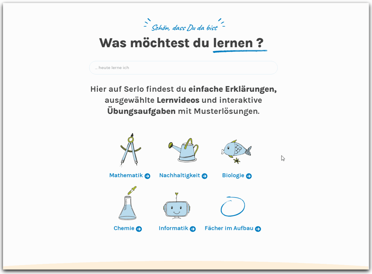 Es gibt viele Themen, zu denen du beitragen kannst.