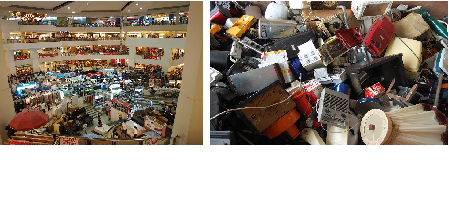 Abb: Überfluss und Müll