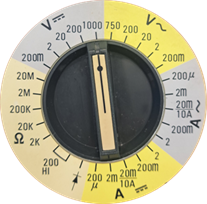 Messbereich 1.000 V, U=