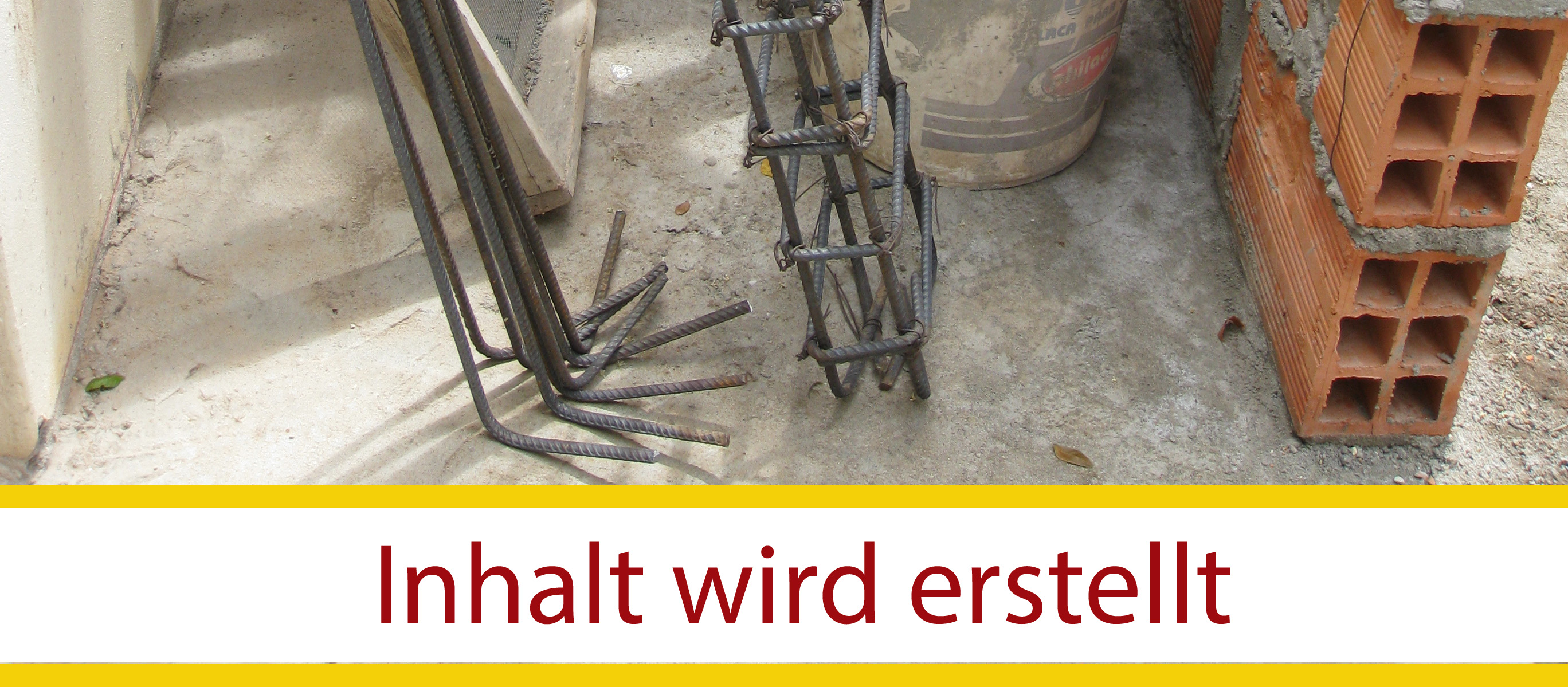  Kurs im Aufbau. Eigenes Bild.