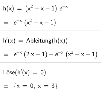 Lösung einer Gleichung