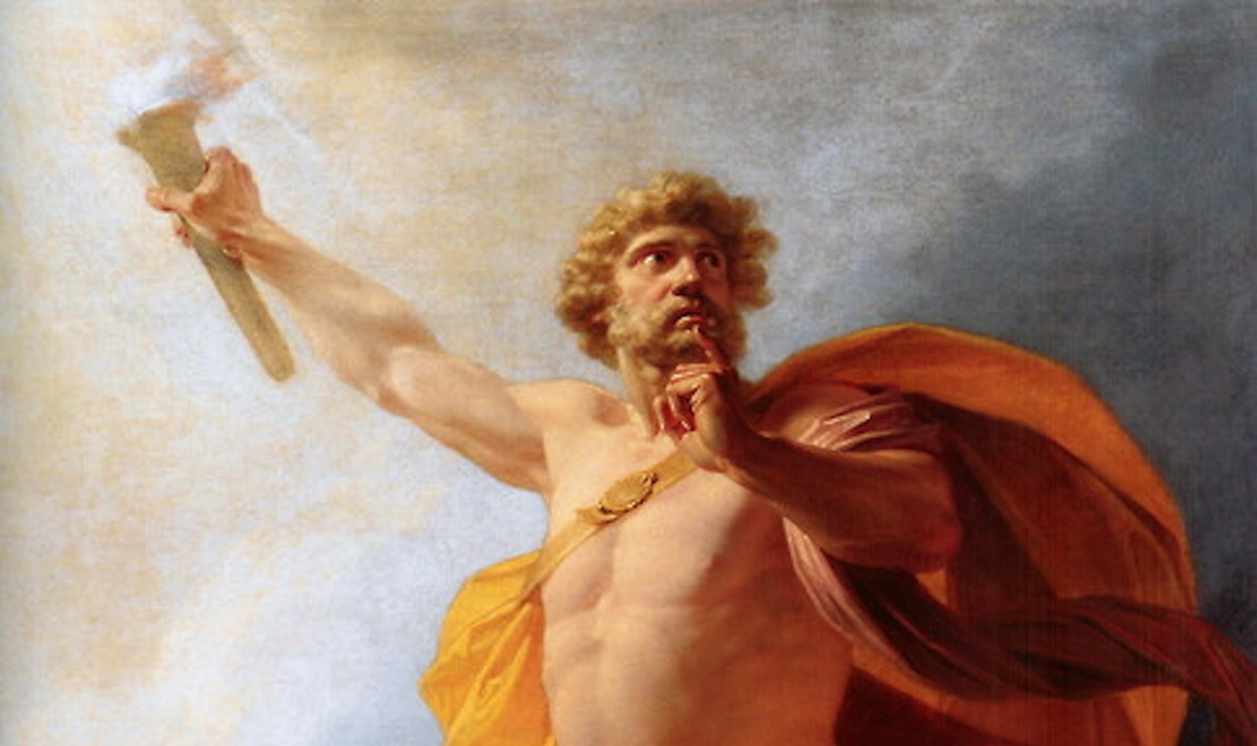 Prometheus bringt den Menschen Feuer