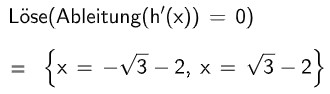 h''(x)=0