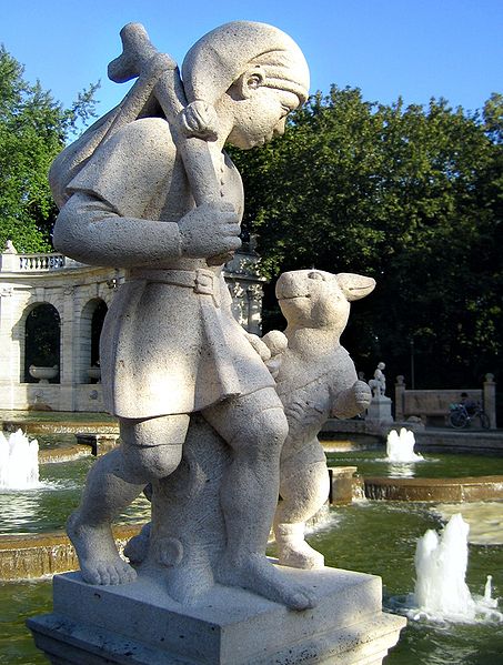 "Der gestiefelte Kater" (Brunnen in Berlin) Quelle: Eisenacher auf Wikipedia