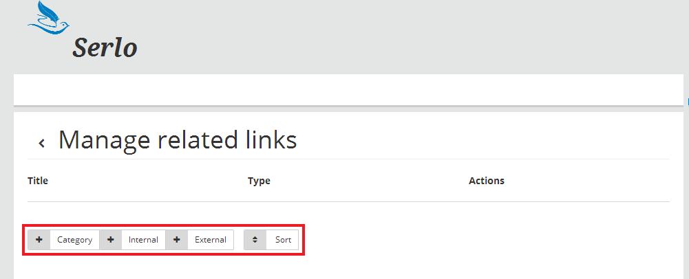 Manage Related Links