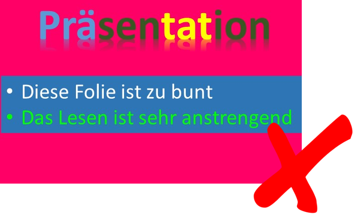 Zu bunt