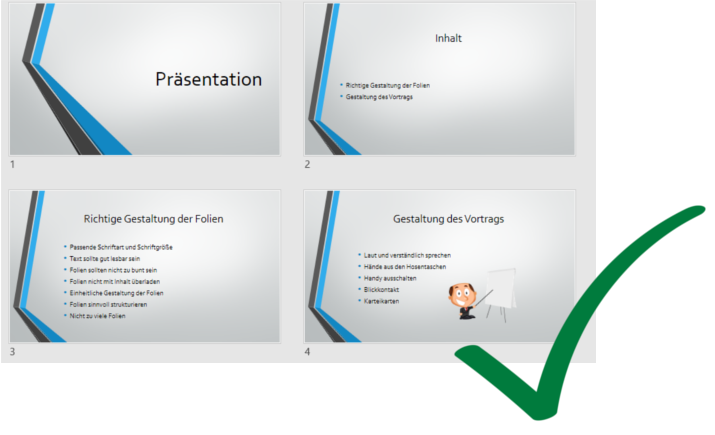 Was Macht Eine Gute Powerpoint Präsentation Aus Eine gute Präsentation - lernen mit Serlo!