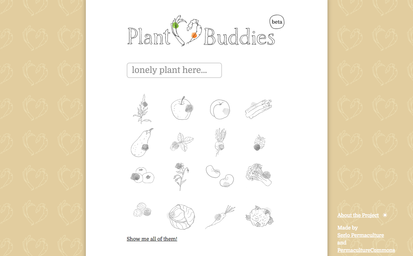 PlantBuddies Companion Planting chart Helper tool 