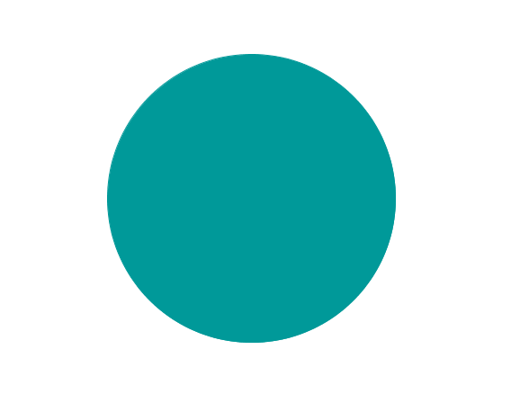 Kreis einfarbig gefärbt